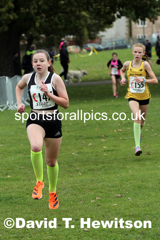 Girls under-15s Northern Cross Country Relays, Graves Park, Sheffield. Photo: David T. Hewitson/Sports for All Pics